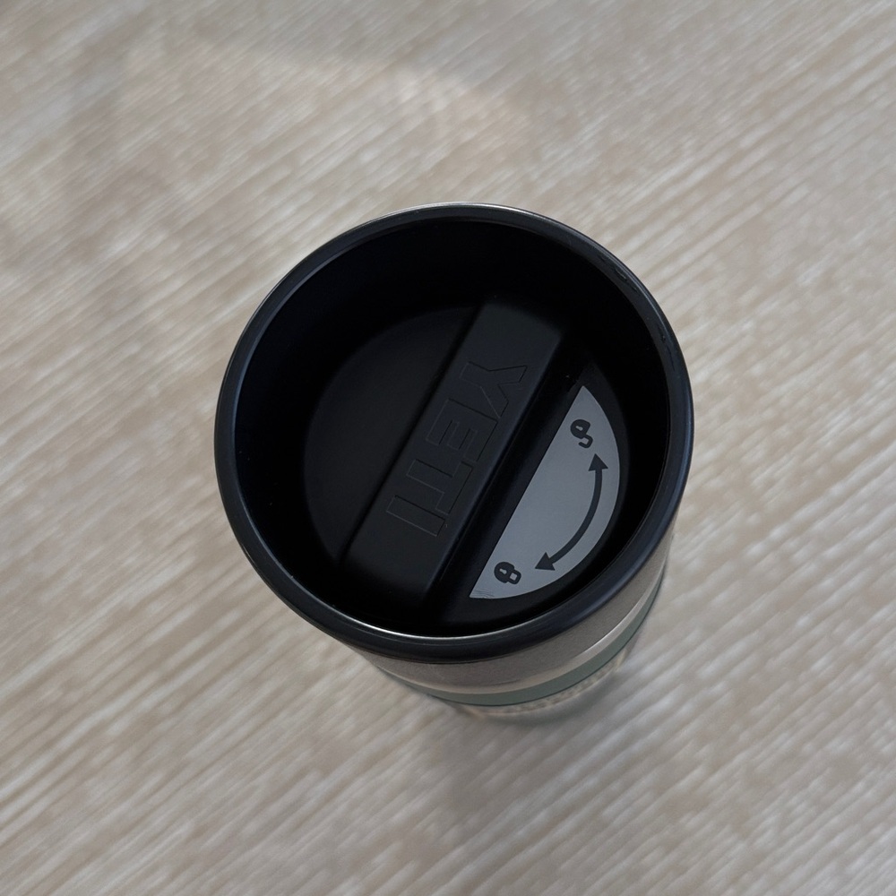YETI Rambler 16 oz Black Forest Green Travel Cup BPA Free Bottle Hotshot Cap - Picture 6 of 15